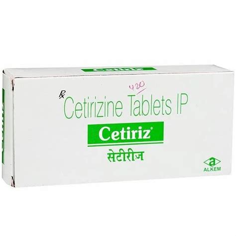 Cetirizine Tablets Ip For Hospital 5 Mg At Rs 220box In Pune Id