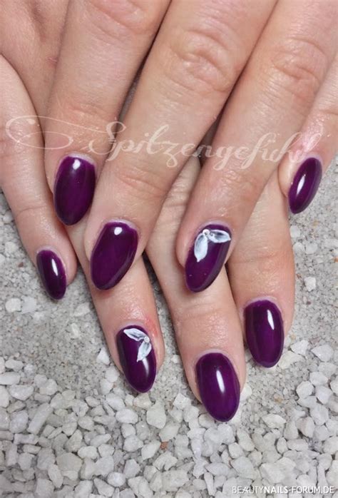 Fullcover In Lila Mit D Blume Geln Gel