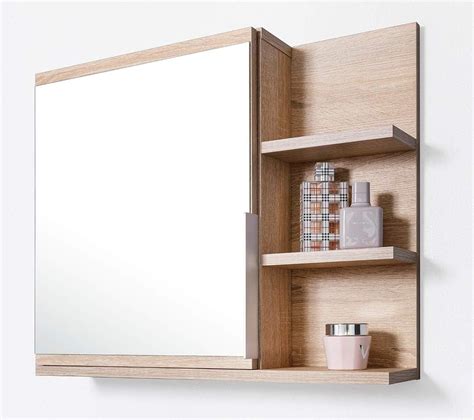 Amazon De DOMTECH Home Decor Badezimmer Spiegelschrank Mit Ablagen