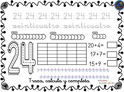 Colección De Fichas Para Trabajar Los Números Del 1 Al 30 24 Imagenes Educativas