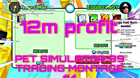 Ps Trading Montage M Profit Pet Simulator Youtube