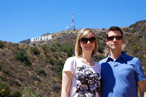 Jaclyn And Brian At The Hollywood Sign Brian And Jaclyn Drum Flickr