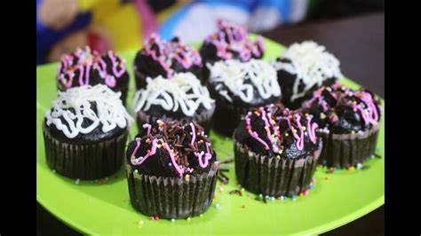 Cara Membuat Cupcake Kukus Bahan Dengan Topping Cantik Youtube