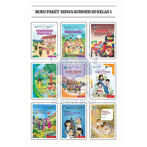 Jual Buku Paket Kurmer Siswa Sd Mi Kelas 1 Kurikulum Penggerak Merdeka Belajar Tahun 2024