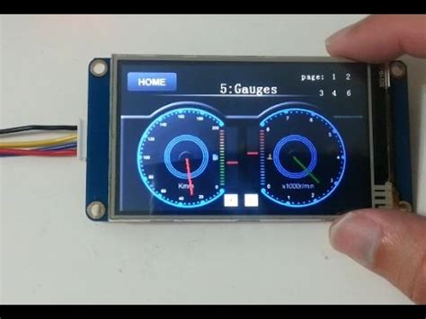 Nextion smart display demo - YouTube