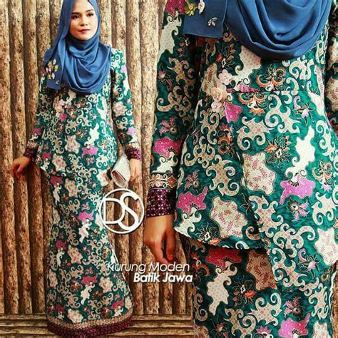 Baju Kurung Moden Batik Jawa 20 Ide Baju Kurung Kedah Batik Jawa