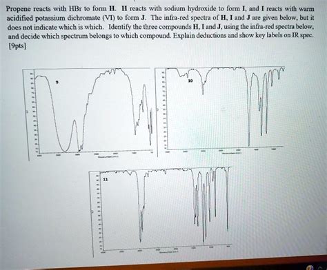 Solved Propene Reacts With Hbr T Form Hs H Reacts With Sodium