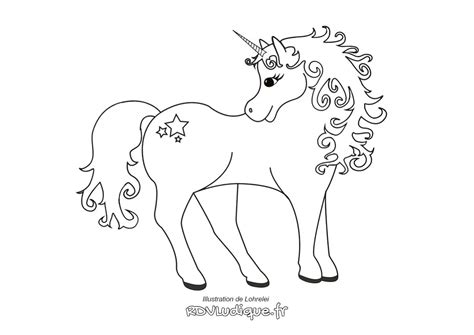 Coloriage Licorne Dessin Licorne A Imprimer Rdvludique