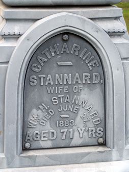 Catharine Stannard Stannard Find A Grave Memorial