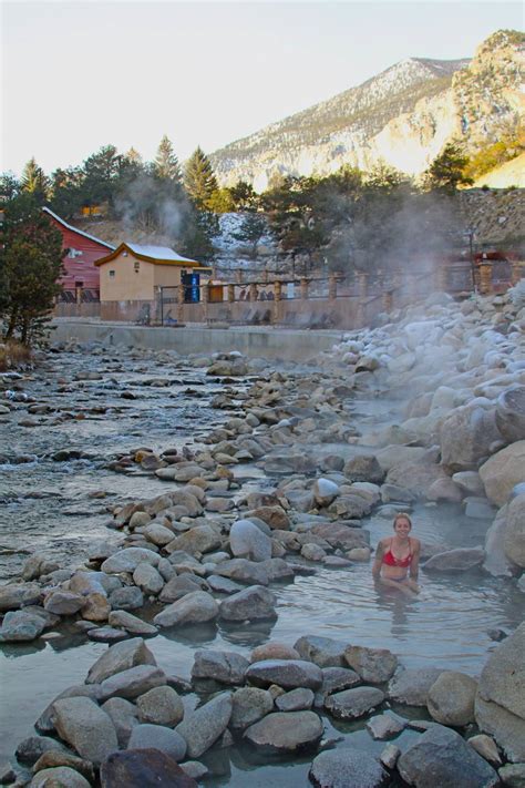 Hot Springs in Chalk Creek at Mt. Princeton Hot Springs Resort