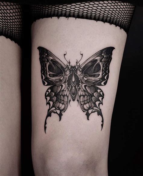 30 Awesome Butterfly Thigh Tattoo Ideas for Men & Women in 2023