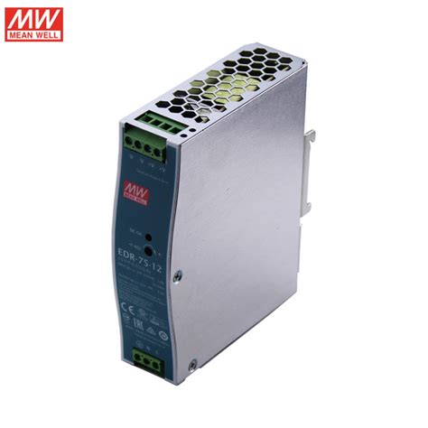 MEAN WELL EDR 75 12 75W 12V DIN Rail Switching Power Supply 110V220V AC