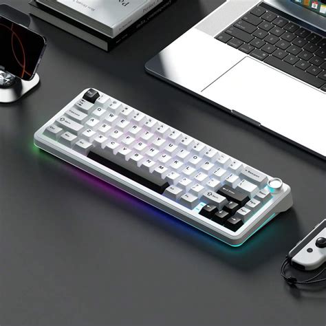 Hot Swap Mechanisch Toetsenbord TKL RGB Gamingtoetsenbord Draadloos GHz Bluetooth USB