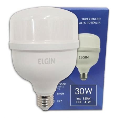 Lâmpada Super Bulbo Led 20W 6500K Bivolt Elgin