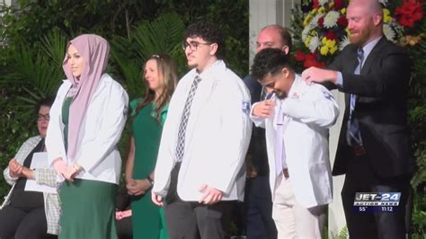 Lecom Medical Students Receive Their White Coats Youtube