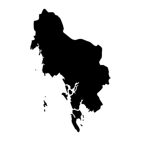 Krabi province map, administrative division of Thailand. illustration. 49765235 Vector Art at ...