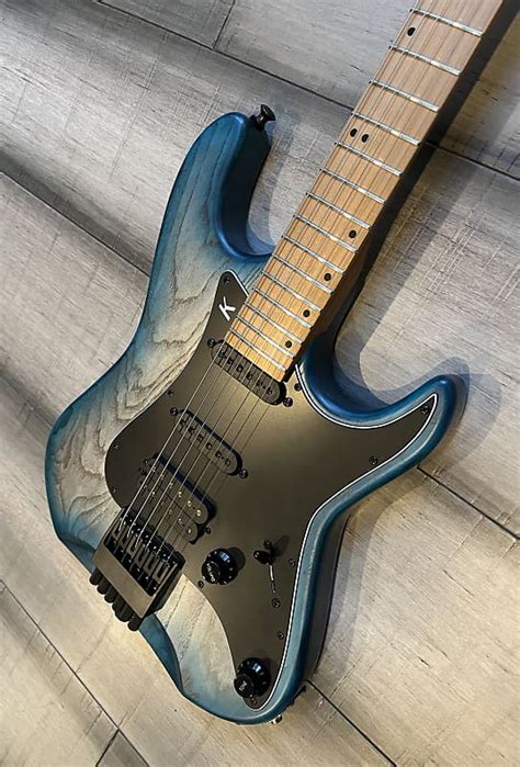 Kiesel Delos Headless 2023 Cali Burst Raw Tone Over Antique Reverb