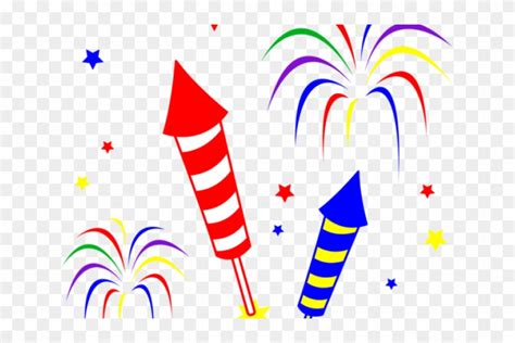 Firecrackers Cliparts - Happy New Year Fireworks Clip Art, HD Png ...