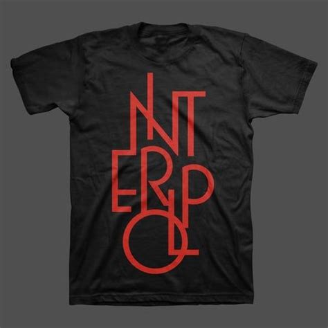 Interpol Store: Official Merch & Vinyl | Vintage rock shirt, Logo tees ...