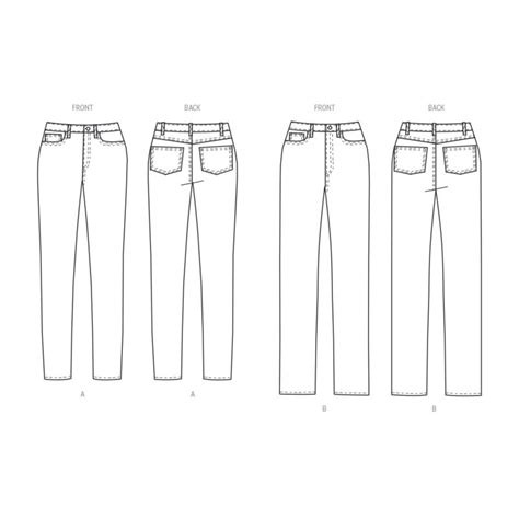 Patron Butterick 6911 P5 Jean