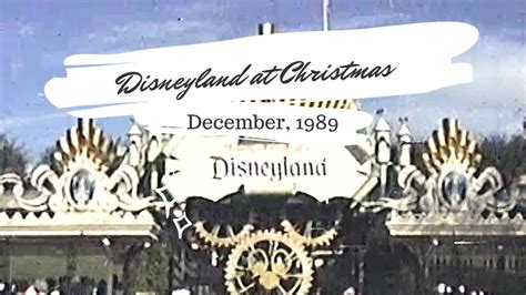 Disneyland December 1989 YouTube