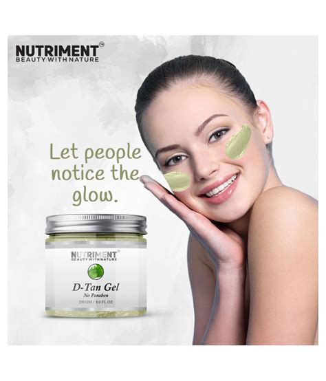 Nutriment D Tan Gel, Skin Softness and Smoothes, Tan Removal, Restores Skin Moisturizer 250 gm ...