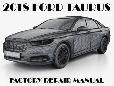 Ford Taurus Service and Factory Repair Manuals PDF