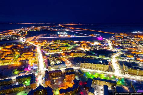 Салехард с высоты — город на полярном круге: gelio — LiveJournal