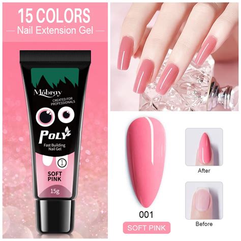 Juego De Polygel Todo Para Extensi N R Pida De U As Manicura Gel