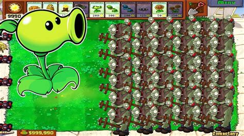 Plants Vs Zombies Peashoooter Tallnut Plants Hack Zombies