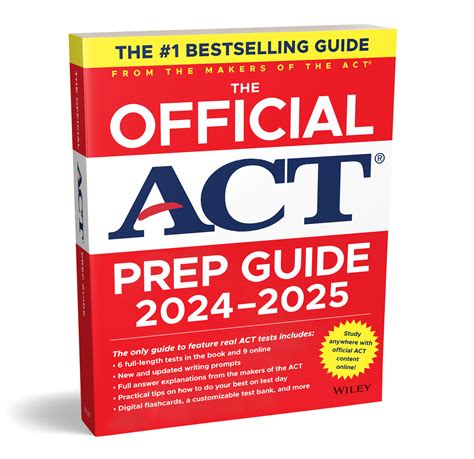 Official ACT Prep Subject Guides 2024 2025 Complete Set Wiley