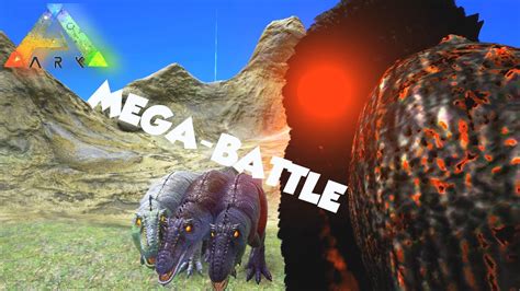 Ark Mega Battle Ark Warden Psycho Vs 100 Giganotosaurus Vs Karkinos