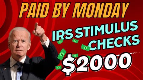 IRS Sending Out 2000 Stimulus Checks Social Security SSI SSDI VA