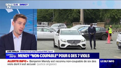 Benjamin Mendy Reconnu Non Coupable De Six Des Viols Dont Il Tait