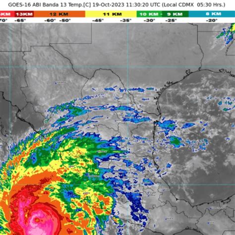 Clima En México Ciclón Tropical Norma Categoría 3 Trae Lluvias