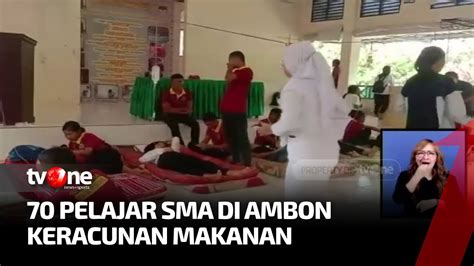 Keracunan Massal Pelajar Di Ambon Maluku Usai Santap Makanan Di