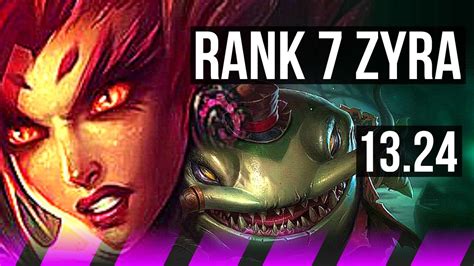 Zyra And Ashe Vs Tahm Kench And Kalista Sup Rank 7 Zyra 5215 Jp