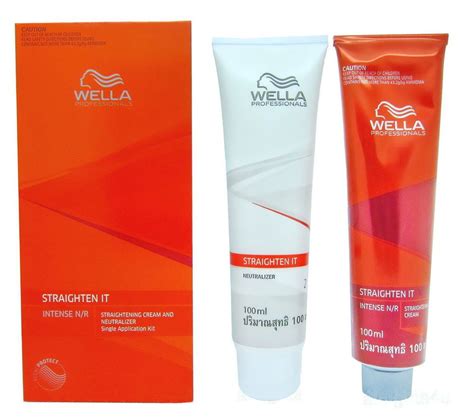 Wella Straight Permanent Hair Straightening System Mild Perm Cream