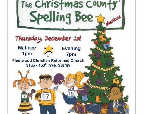 Library Letters Christmas Country Spelling Bee