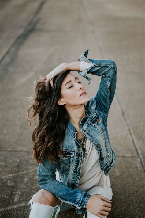 Free Photo Beautiful Brunette In Nice Denim Jacket