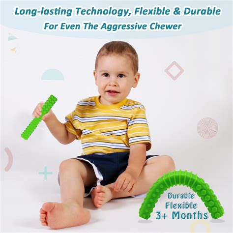 Snapklik.com : Sensory Chew Toys For Autistic Children, 5 Pack Silicone