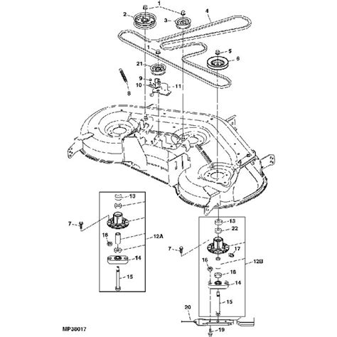 john deere 48 inch mower deck belt replacement diagram - Chicfer