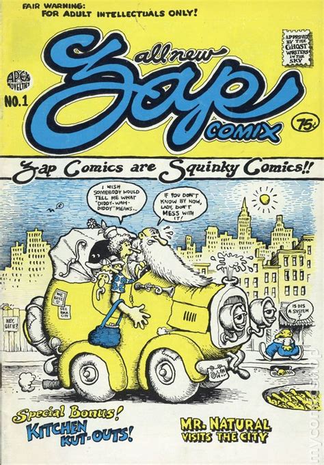 Zap Comix 1968 Apex Novelties Comic Books