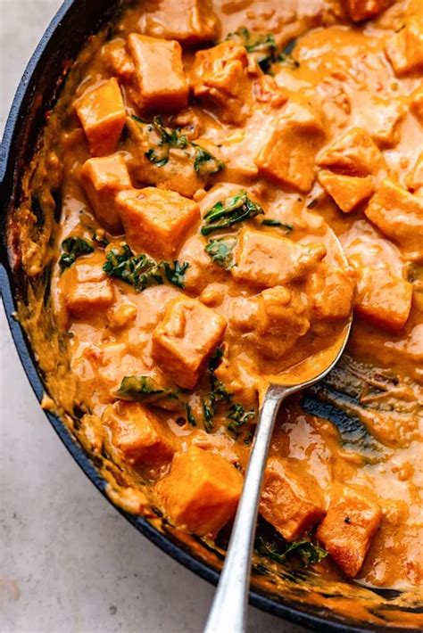 Sweet Potato Peanut Butter Curry Cupful Of Kale