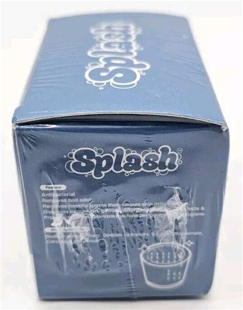 Splash Spotless Washing Machine Cleaner Deep Cleaning All Washers Nip 6 Tablets Ebay