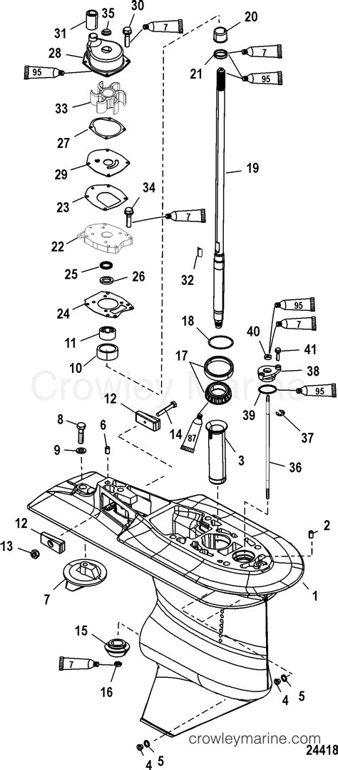 Gear Housing Driveshaft Gear Ratio Outboard Efi