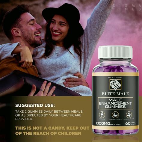 Elite Male Enhancement Gummies Stamina Support And Performance