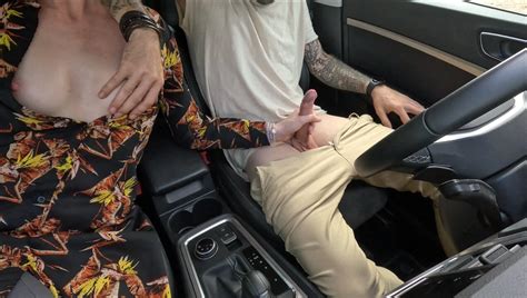 Handjob In The Car By Alina Amateur Amateur Porn By FapHouse XHamster