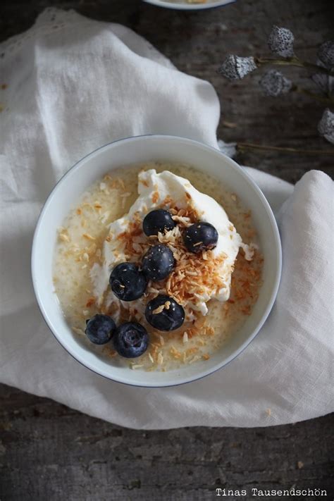 Kokos Tapioka Pudding Tinastausendschön