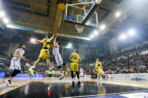 Greek Basket League Game Paok Vs Aris Editorial Image - Image of arena ...